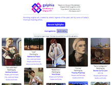 Tablet Screenshot of galphia.com